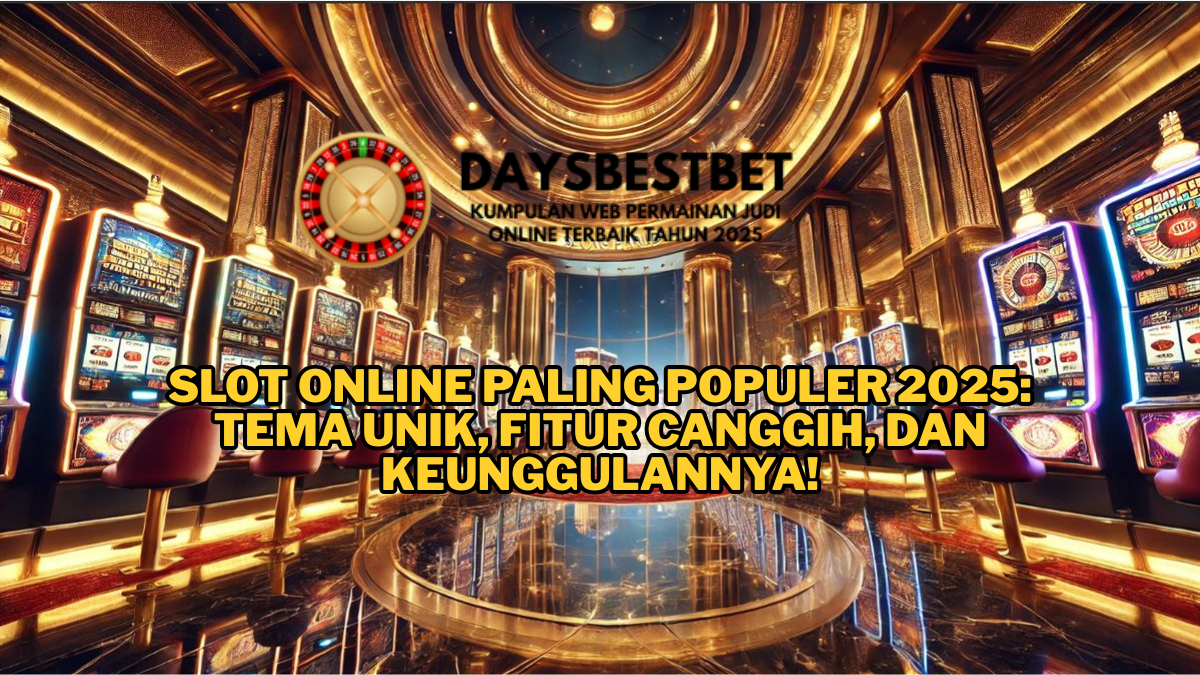 Slot Online Paling Populer 2025: Tema Unik Fitur Canggih dan Keunggulannya!