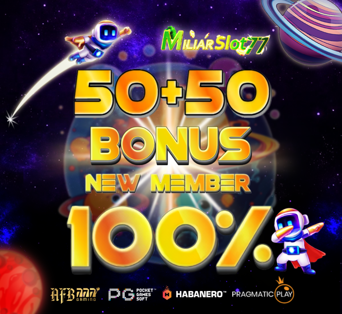 Bonus New Member 100%